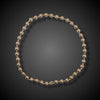 Vintage collier van roségouden kralen - #1