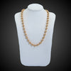 Vintage collier van roségouden kralen - #2