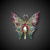 Fantastische antieke vlinderbroche - #1