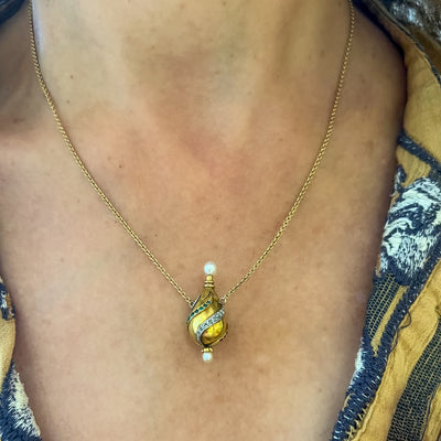 Necklace with perfume bottle - #3