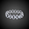 Art Deco schakelarmband met oudslijpsel diamant