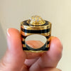 Vintage gouden ring met onyx en diamant - #6