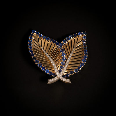 Vintage gouden broche van Raymond Yard - #1