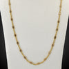 Antiek collier in twee kleuren goud