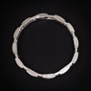 Platina schakelarmband met diamant - #2