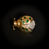 Ladybug brooch with emeralds and diamonds - #4