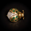 Ladybug brooch with emeralds and diamonds - #3