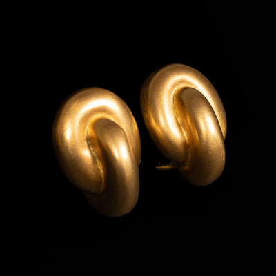 Matgouden oorbellen Angela Cummings - #6