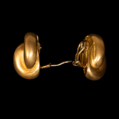 Matgouden oorbellen Angela Cummings - #4