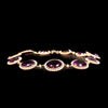 Antique necklace with amethyst and natural pearls - #4