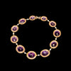 Antique necklace with amethyst and natural pearls - #3