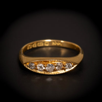 Antieke ring met diamant - #1