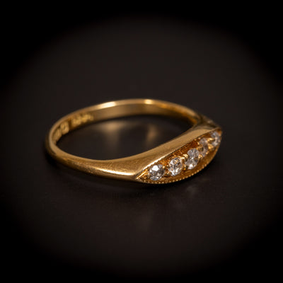 Antieke ring met diamant - #2