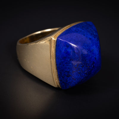 Prachtige vintage lapis lazuli ring - #1