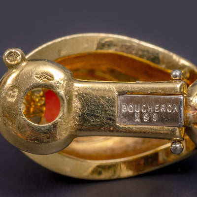 Boucheron oorclips "Jaipur" met koraal - #4