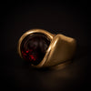 Vintage gouden ring met granaat - #2