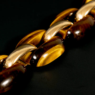 Vintage armband met tijgeroog - #2