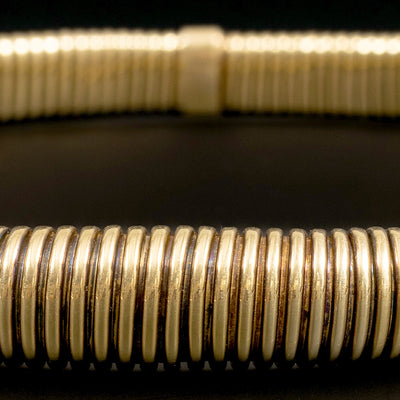 Tubogas necklace in 14k gold - #4
