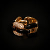 Gold, enamel and diamond ring - #2