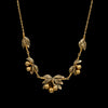 Art Nouveau collier met kersen