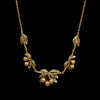 Art Nouveau necklace with cherries - #1