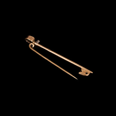 Bar brooch with sapphire and diamond - #4