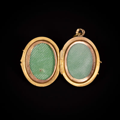 Gold medallion with ruby - #3