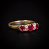 Antique ring with ruby and diamond - #4