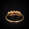 Antique ring with ruby and diamond - #5