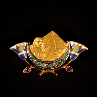 Antieke Egyptische revival broche - #1