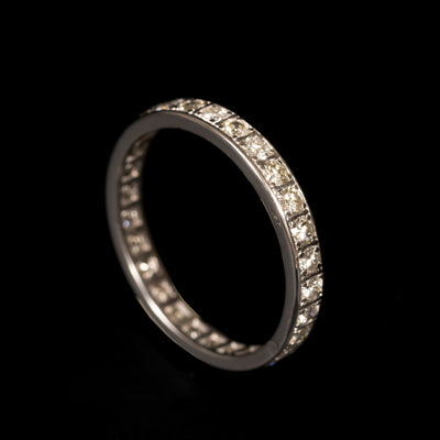 Alliancering met diamant - #1