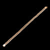 Roségouden gourmetarmband met diamant - #3