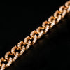Roségouden gourmetarmband met diamant - #2
