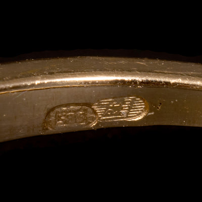 Antieke ring met parel en diamant - #8