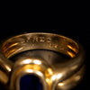 Vintage gouden ring met saffier - #5