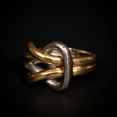 Love ring in gold and platinum - #3