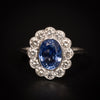 Edwardiaanse ring met saffier en diamant - #1