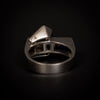 Art Deco ring met saffier en diamant - #3