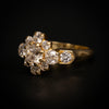 Gouden ring met cluster diamanten - #3