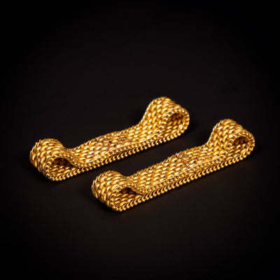 Een stel antieke gouden armbanden - #4