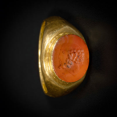 Klassieke ring met intaglio van cornalijn - #2