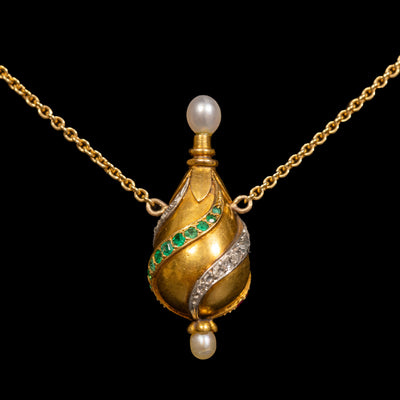 Necklace with perfume bottle - #1