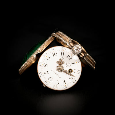 Antique French gold pocket watch - #1