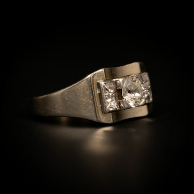 Platinum Art Deco ring - #2