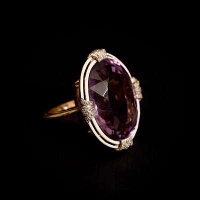 Antieke ring met amethist - #3