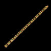 Vintage gold bracelet with demantoid garnets - #3