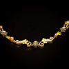 Antique necklace and pendant with opal, diamonds and enamel - #3