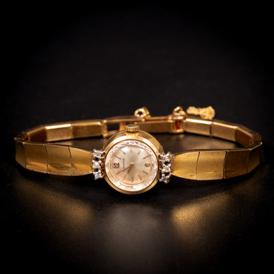 Vintage gouden dameshorloge - #2