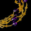 Art Nouveau colllier met amethist
