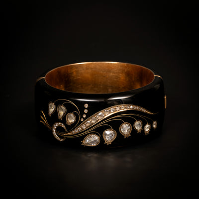 Antieke armband met email en diamant - #3